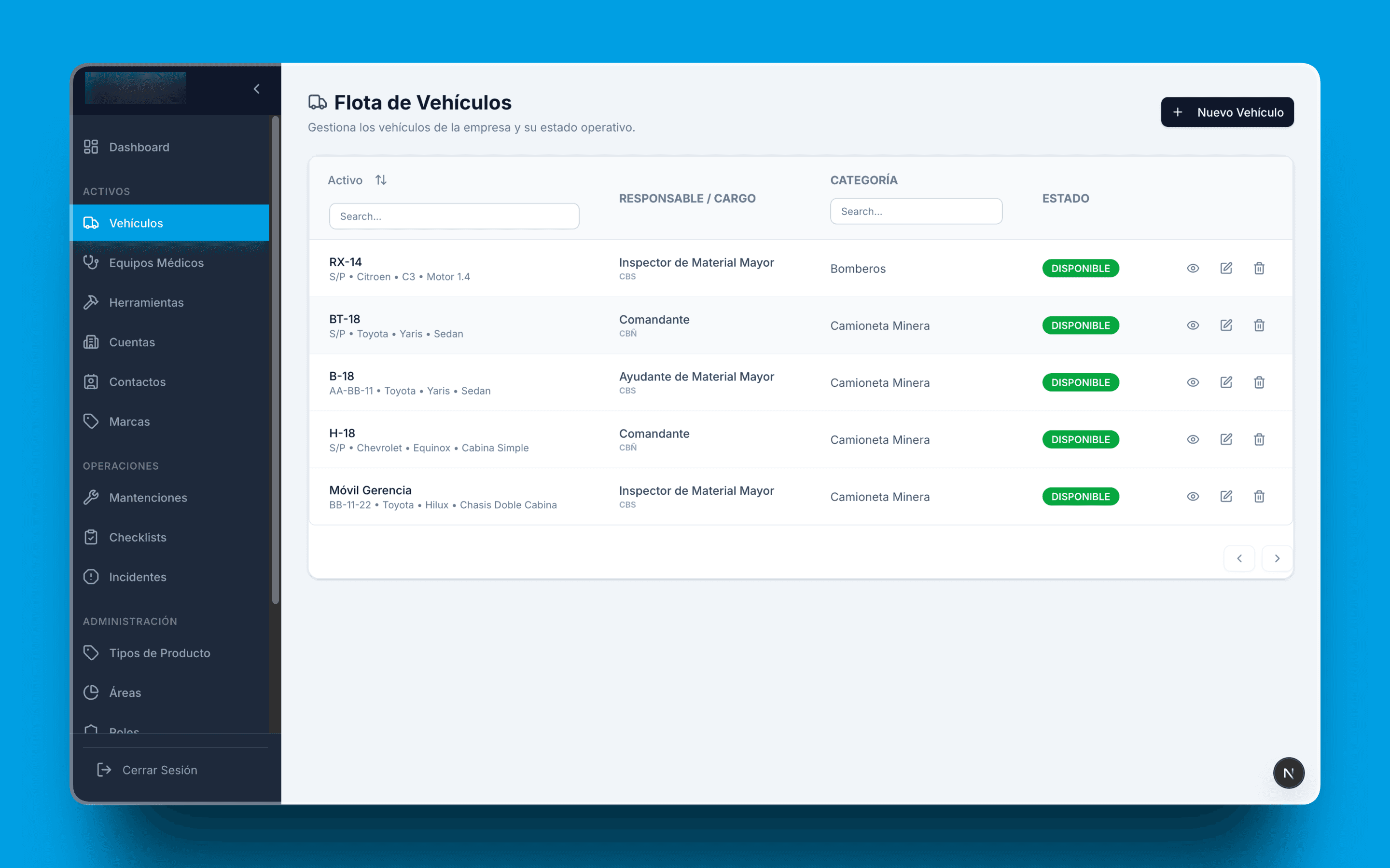 Sistema CMMS (Mantenimiento) screenshot 3